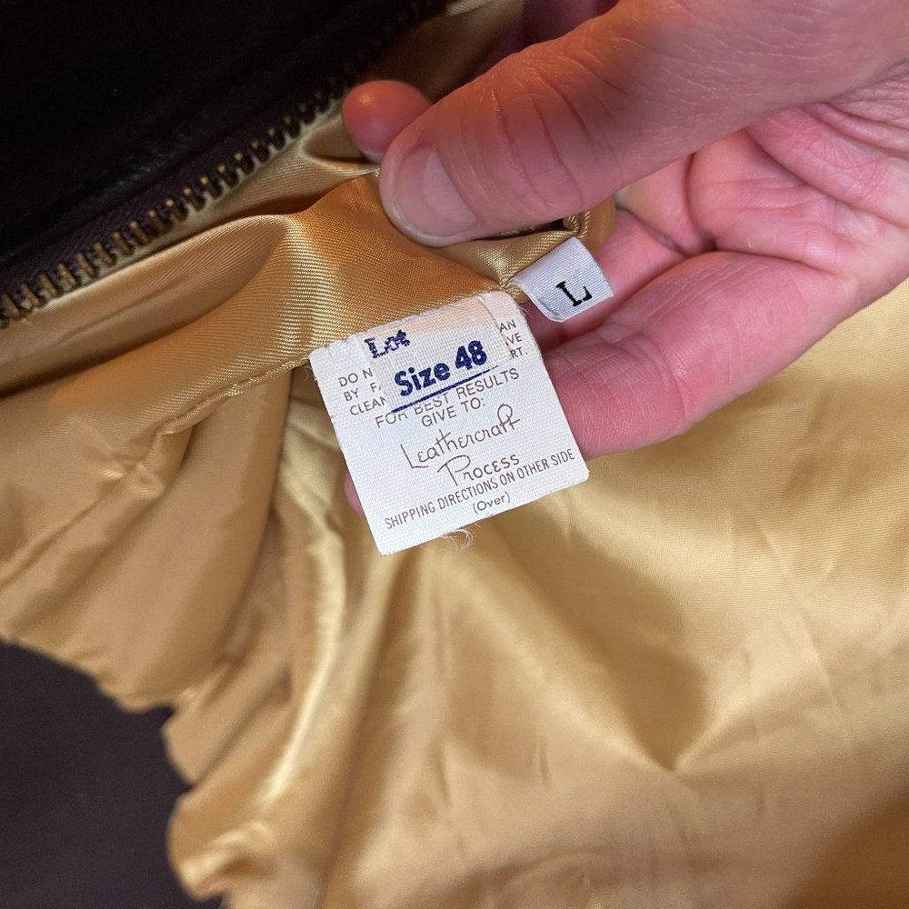 Schott NYC Bomber Flight Jacket (Brown) - Picture 2 of 11